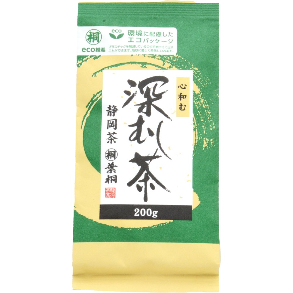 心和む深むし緑茶 200g