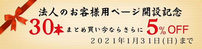 期間限定5%OFF